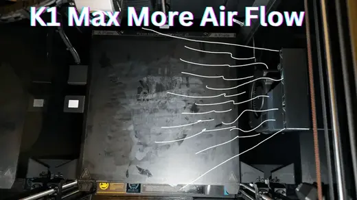 K1 Max Side Fan Air Flow Redirect