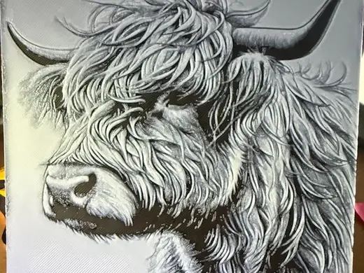 Highland Cow hue forge