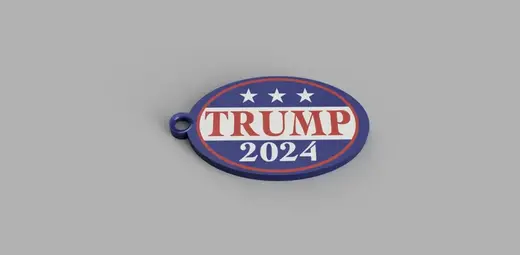 Trump 2024 Keychain