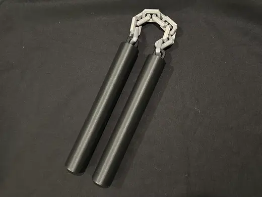 Cosplay TPU Nunchucks W/ TPU Chain - Nunchaku