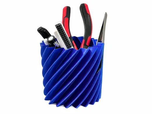 Spiral Flex Pen Holder Lightweight Desk Organizer