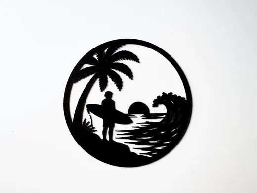 Surf wall art 2D decoration