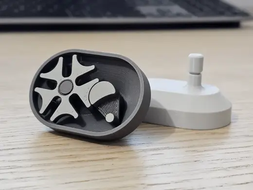 Maltese/geneva mechanism (print in place)