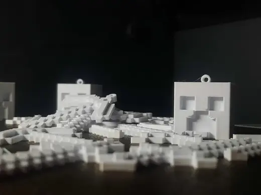 Minecraft Keychain / Llavero Minecraft