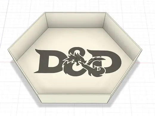 Tiradadi Esagonale D&D / D&D Hexagonal Dice Tray