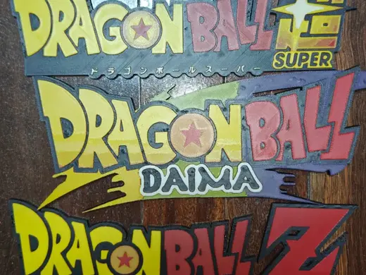 Dragonball Z SUPER DAIMA Logos stand set NO AMS