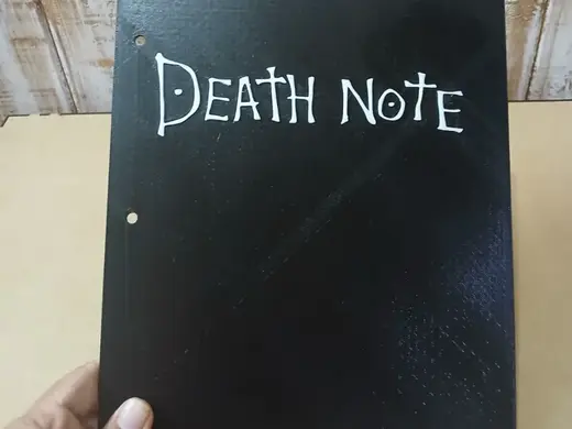 tapa carpeta DEATH NOTE N3 para escuela