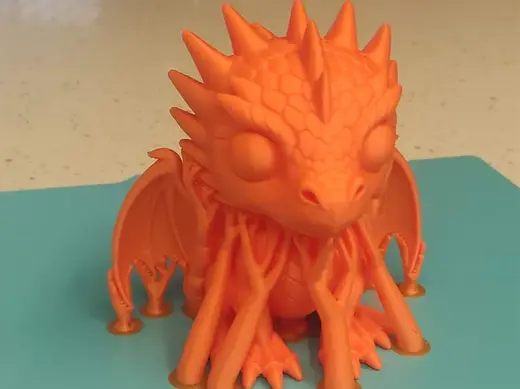 Cute dragon pop-style figure