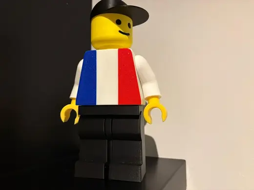 Brickman Frankreich 20cm Figur 500%