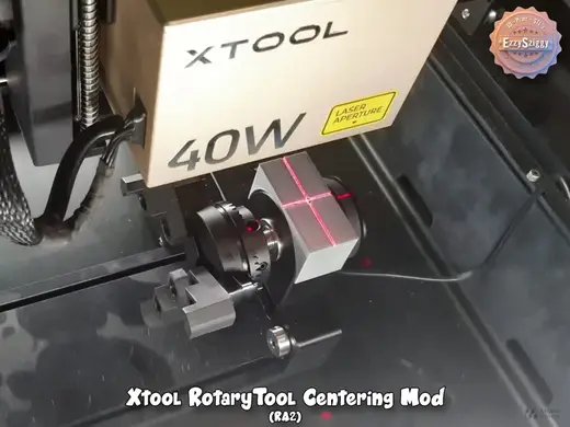 XTool RA2 centering mod for the chuck attachment