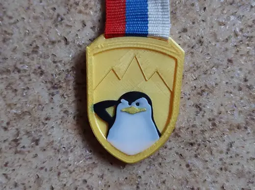 Medal of Honor with penguin