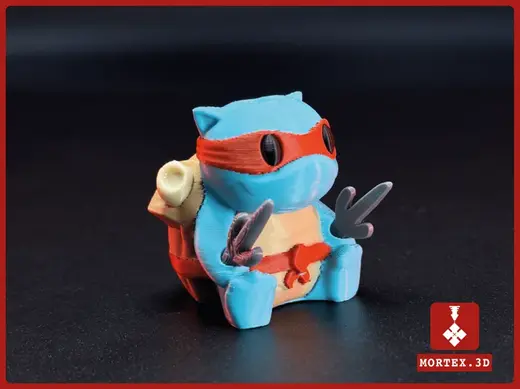 Ninja Blastoise Pokemon Mini Figure