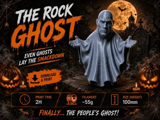 The Rock Ghost - Funny Halloween Decor