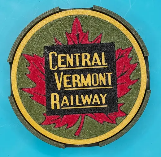 Central Vermont Coaster / Maple Leaf Logo
