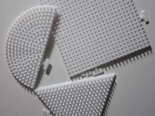 Modular Hama peggboards for ironing beads