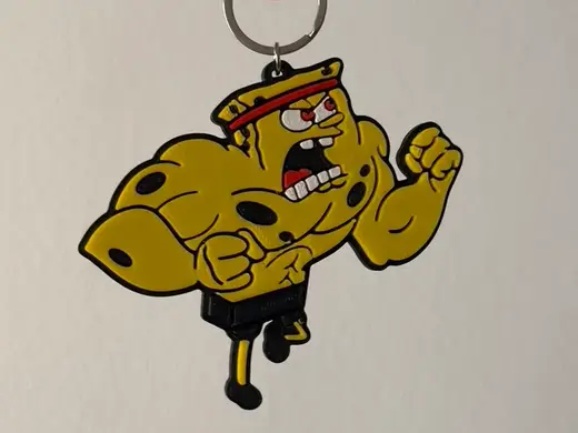 LLAVERO BOB ESPONJA SUPER MUSCULOSO
