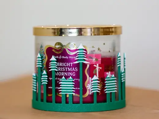 Christmas Bath and Body Works Candle Holder