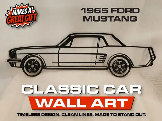 1965 Ford Mustang Wall Art