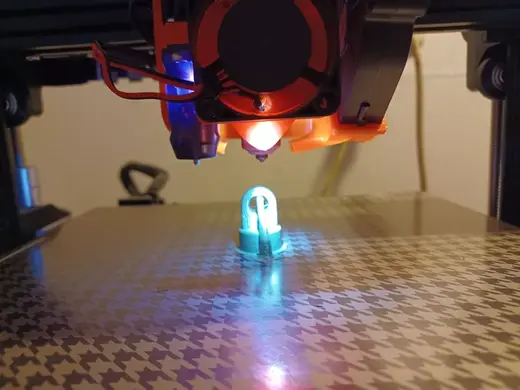 ender 3 v3 se led fan 4010 mount