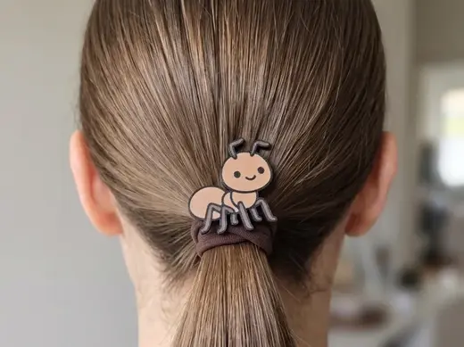 Ameisen Haargummi-Charm / Haar-Accessoire
