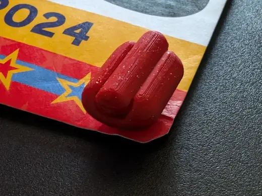 Hot dog Race Bib Holder