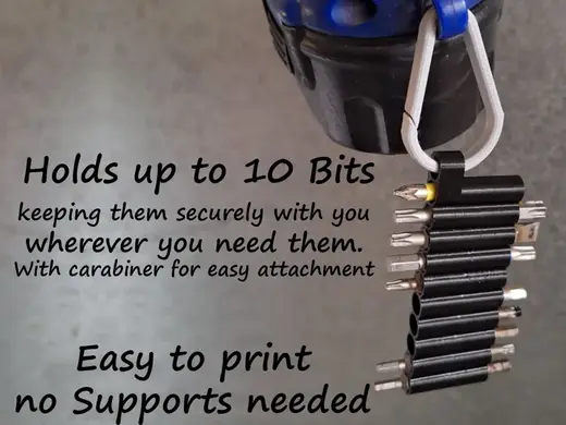 Carabiner Bit Holder – Keep Your Bits Handy!