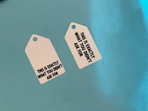 Exactly What You Didn't Ask For Gift Tag