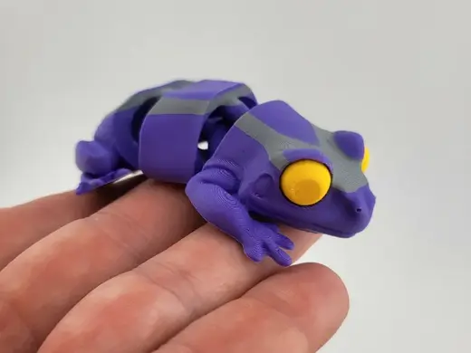 Cute Frog Fidget Toy – Articulated Mini Kawaii