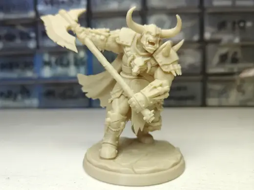 Orc Barbarian in Battle Pose
