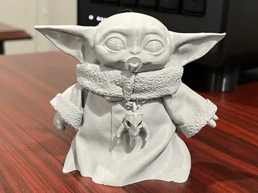Binky Baby Yoda(Grogu) Full body