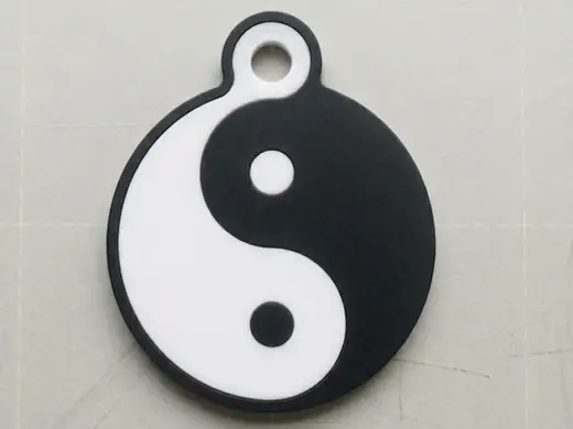 Llavero de Yin-yang