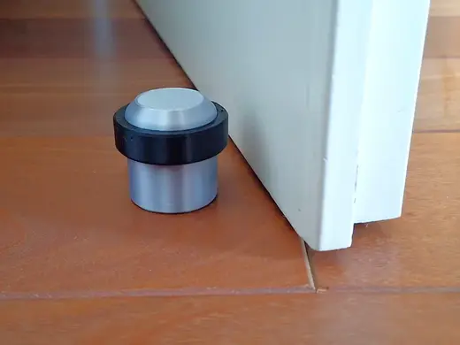 Minimalist Screw-Mount Floor Door Stopper