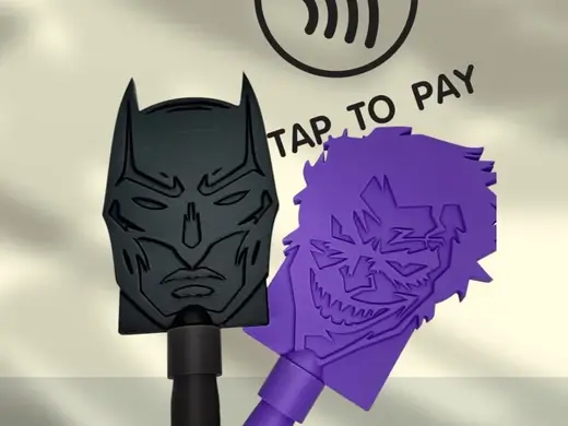 Batman Tap to Pay wands
