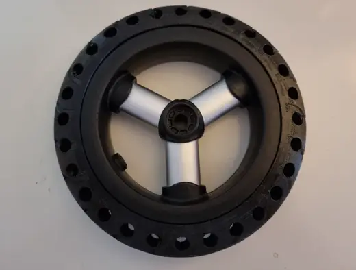 Stroller wheel puncture free