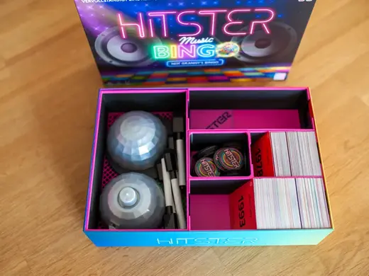 Hitster BINGO Insert for more Cardstorage