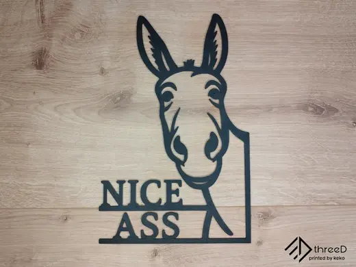 Donkey Wall Art | 2D Wall Decor