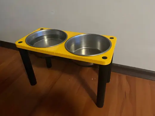 Ergonomic Elevated Dog Bowl Stand | 24cm Height
