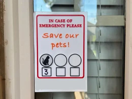 Save our pets - Inform first responders