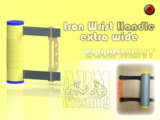 Armwrestling Iron Wrist Handle Extra Wide