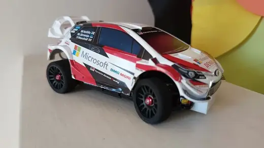 Tamiya Mini 4WD Body on a Kyosho Mini Z chassis