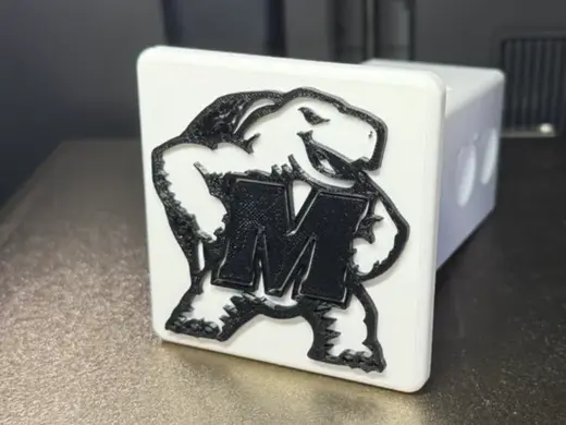 University of Maryland Hitch Cover 2"