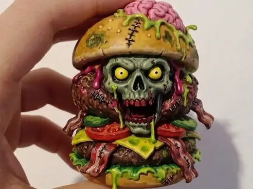 HORROR Zombie Burger - Food Zombies #1