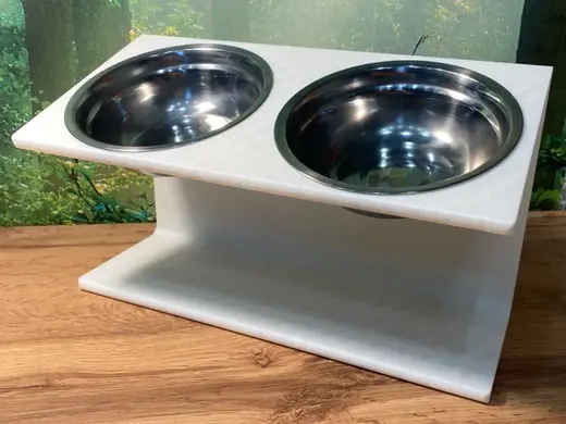 Stand for a cat bowl with a of 150 mm