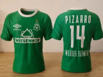 Werder Bremen 120th Jersey – Claudio Pizarro #14