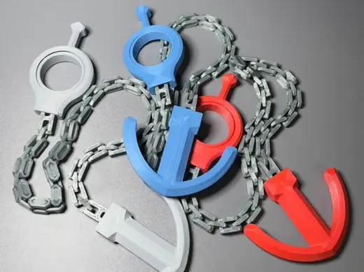Fidget Anchor - Print in Place Mixed Play Anchor!