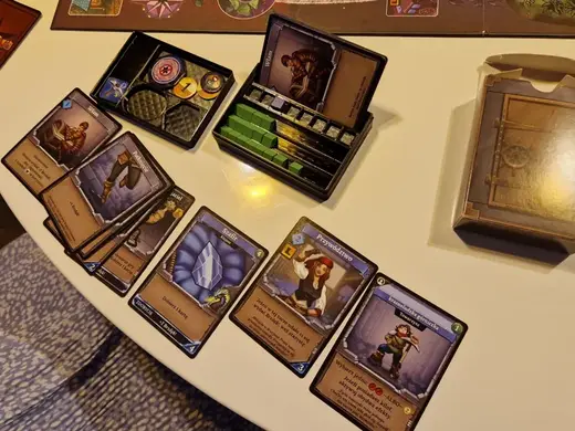 Clank! Legacy : character box/token tray
