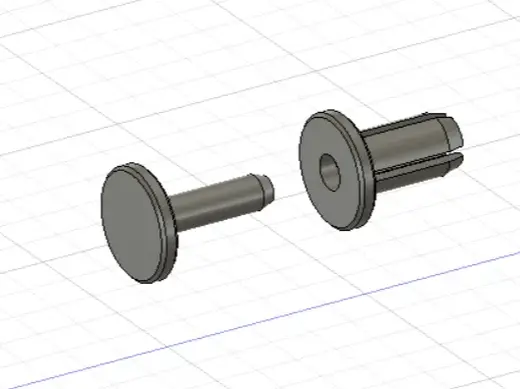Ø 6mm x 15mm Steckverbinder