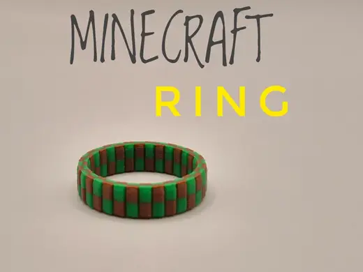 Ring - Minecraft blocks style