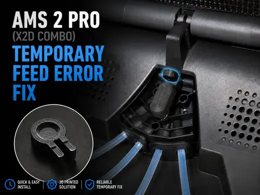 AMS 2 Pro (X2D Combo) – Temporary Feed Error Fix