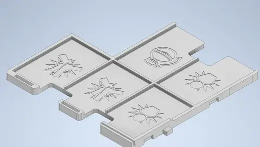 MTAOB: Character Tray for Sleeves One Color